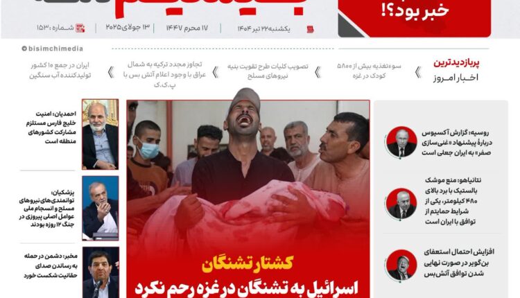 پربازدیدترین و مهم‌ترین اخبار ایران و جهان در بیسیم نامه