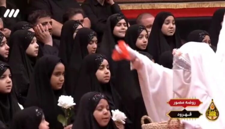 سرود فوق العاده احساسی دختربچه ها در حسینیه معلی