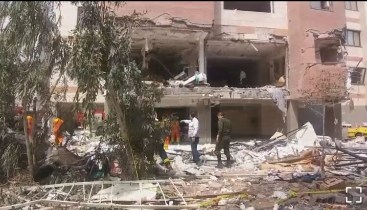 فیلم جدید از محل حادثه انفجار در پردیسان