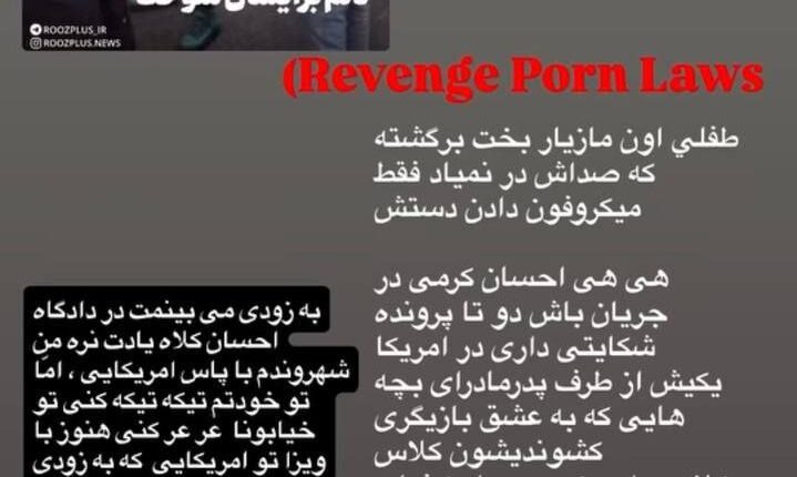 احسان کرمی در آمریکا دادگاهی شد/ ژیلا صادقی: دلم برایشان می‌سوزد