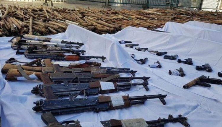 کشف ۳۸۲ قبضه سلاح قاچاق در کرمان و خوزستان؛ ۱۲۸ نفر بازداشت شدند
