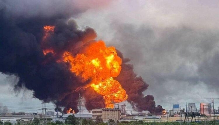 حمله پهپادی اوکراین به پالایشگاه نفت مسکو